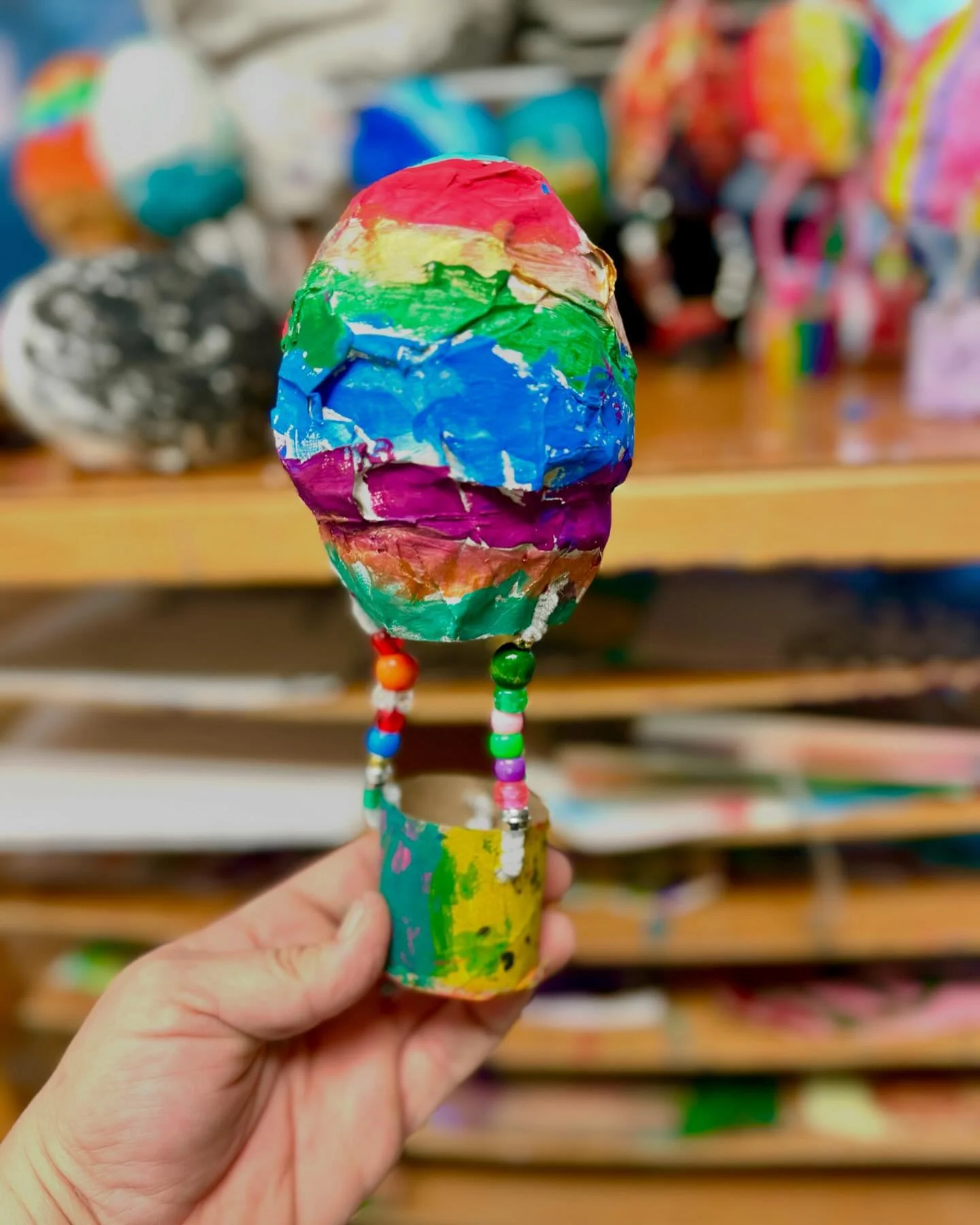 Second grade&rsquo;s hot air balloons are going quite well! This was the ultimate craft project encompassing paper mache, painting, beading and constructing. Now we are deciding where these are traveling.
.
.
.
.
.
.
.
.
#ibpypart #unitofinquiry #mod