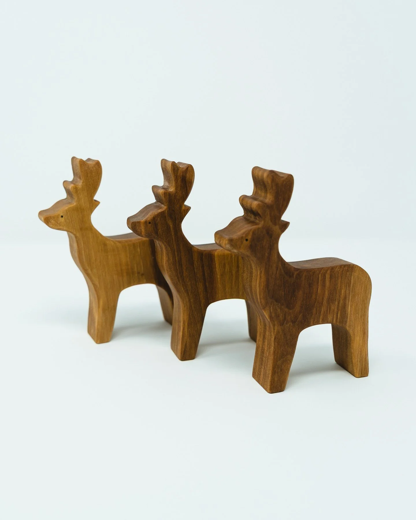 I made too many! The otters were the stars of the market, and now I have more reindeer than I know what to do with. I do not plan to reopen my wooden toy shop, so I will be giving some of these away. 🦌

Leave a comment or tag a friend who might like