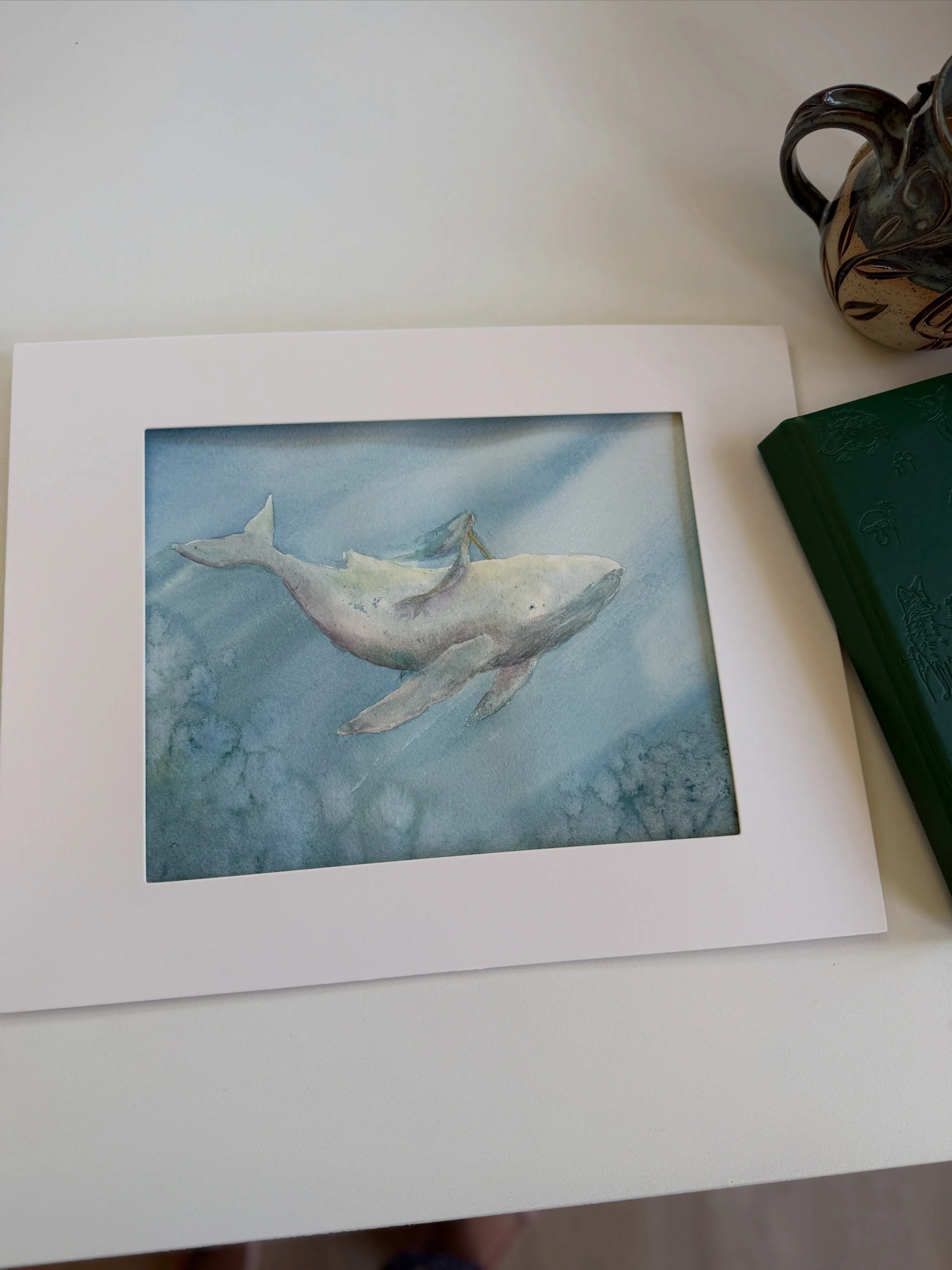 Where the Light Finds You - watercolour. My most recent painting, dedicated to Tita Moy. RIP