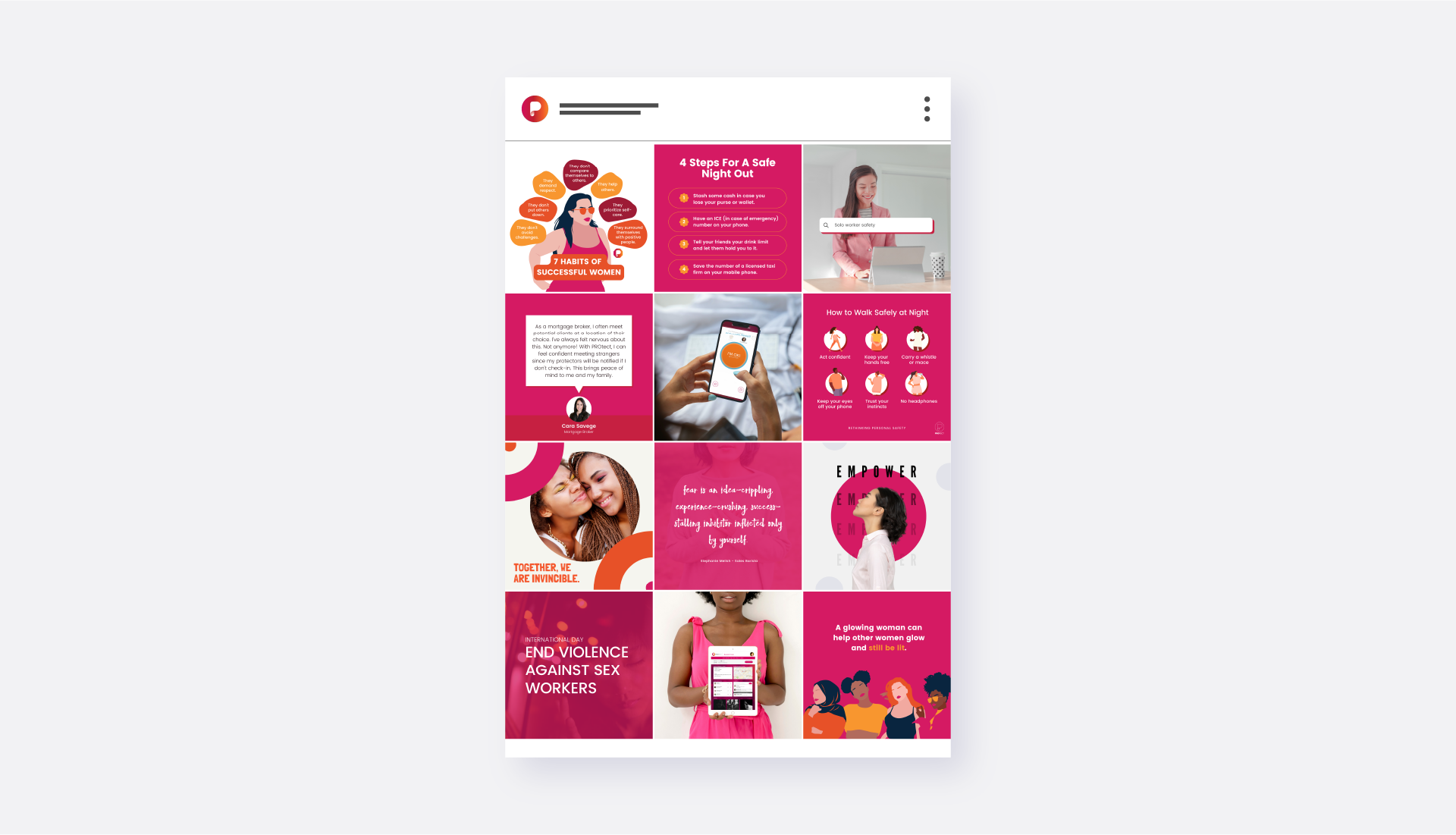 Instagram & Facebook content creation.