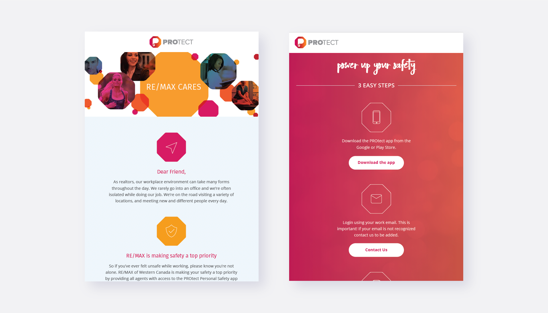 Custom HTML email campaign templates for Mailchimp.