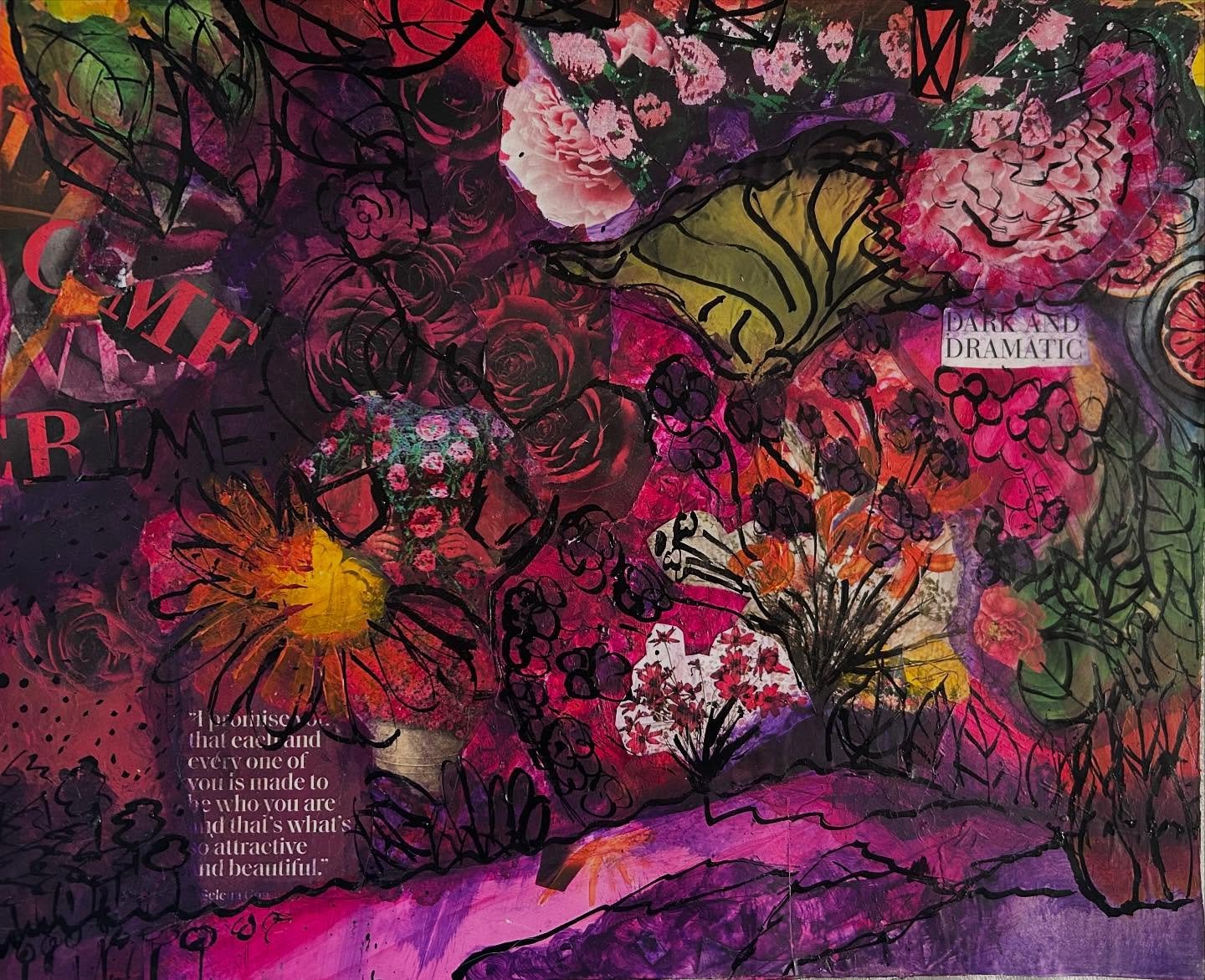 Wrapped up these three collages ❤️

Collages are a lot of fun because I get to work with all of the different materials and textures. For these I used acrylic paint, ink, magazines, watercolor paper, and even some bits of foil from wine bottles 🤭

#