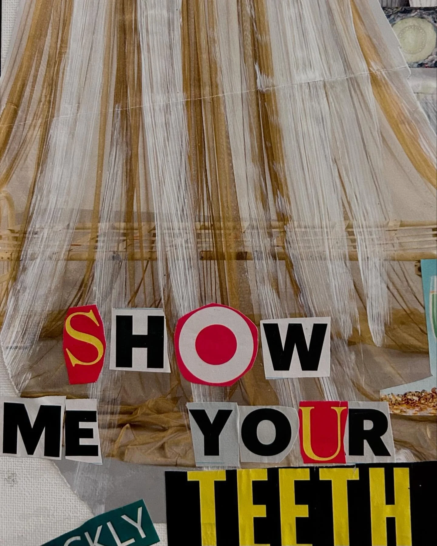 Just a few snippets that I&rsquo;m having fun with from my new set of collages 💖

#inprogressart #mixedmediaartist #mixedmediacollage #artstudios #statementart