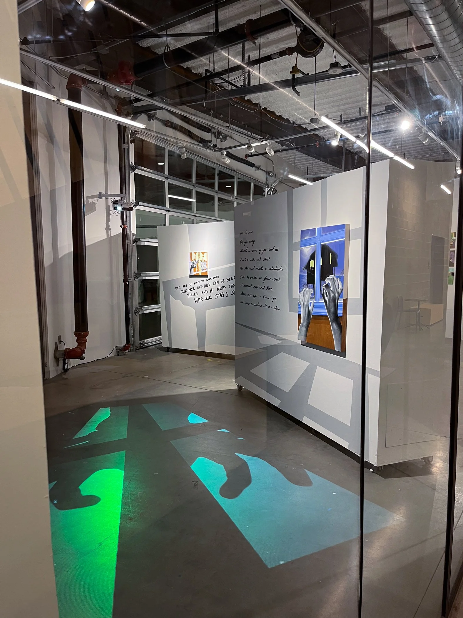 I Live With a Ghost, Shadow Puppet Projection, PlatteForum, Denver, 2025