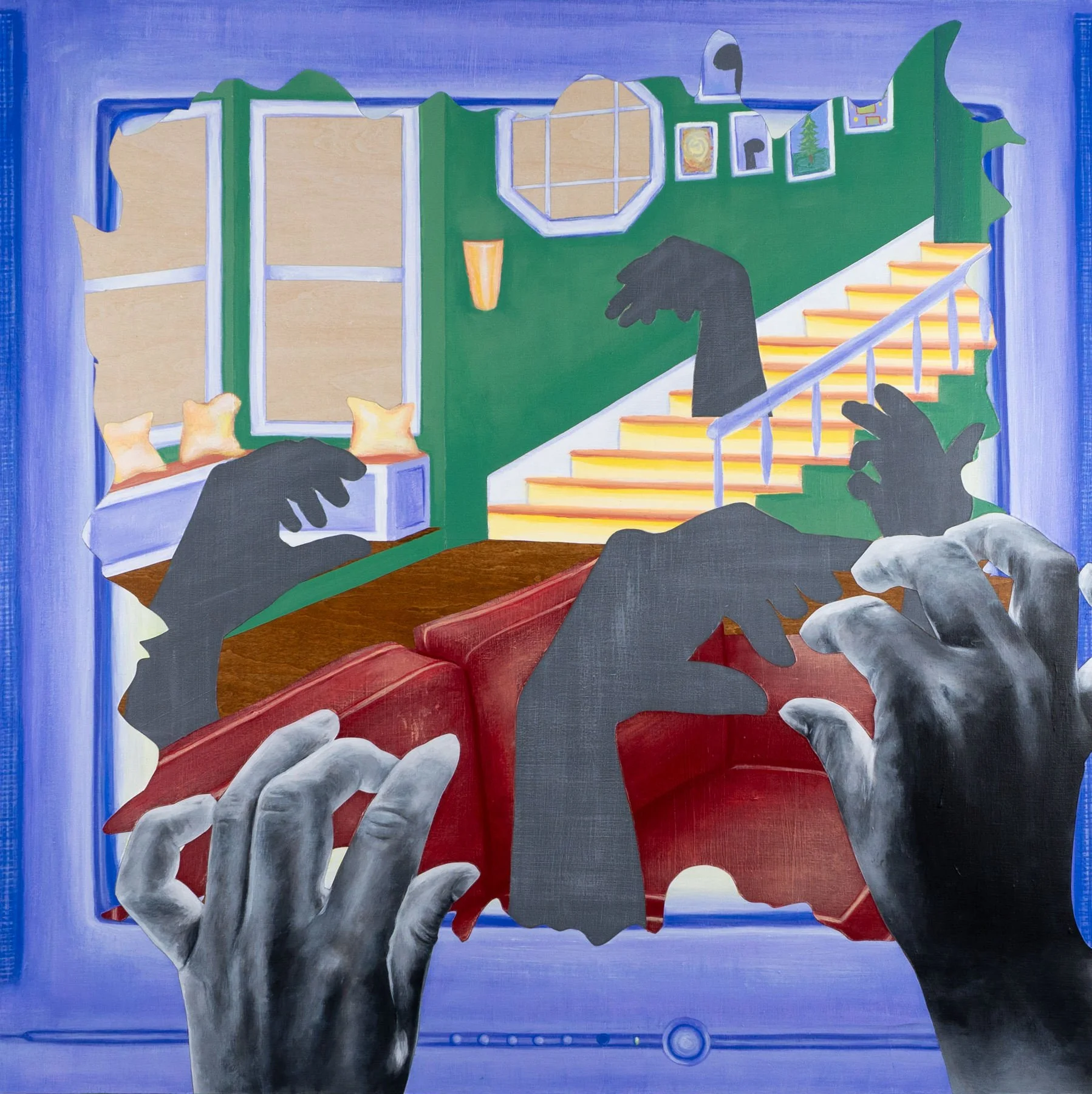   Is that so?  , 2026
 
24 x 24 in
 
Acrylic and stain on wood panel