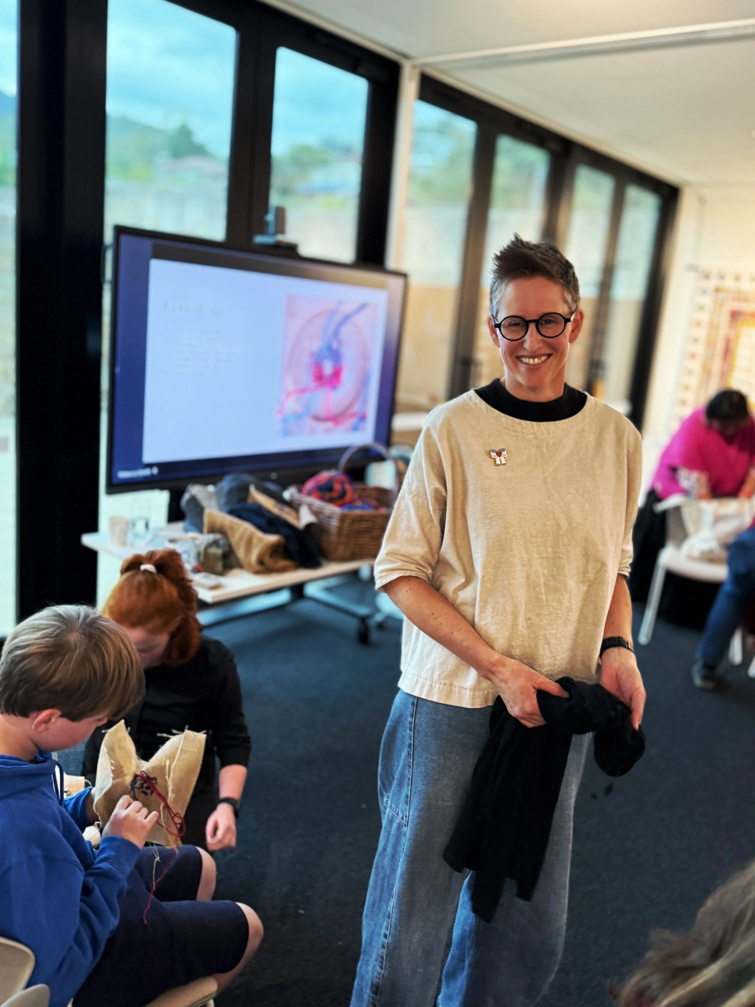 Mending Workshop at Cascade Female Factory, Hobart - my biggest yet