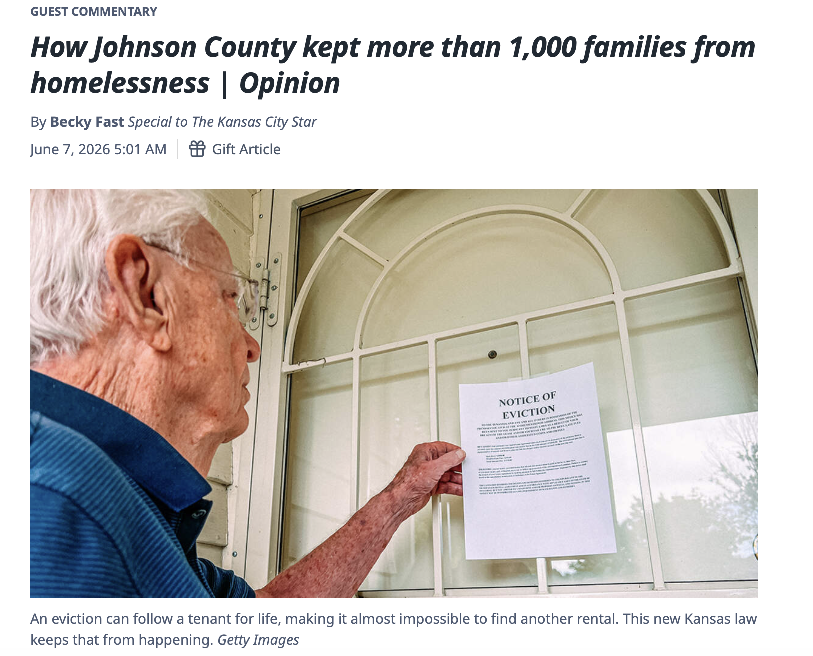 How Johnson County kept more than 1,000 families from homelessness