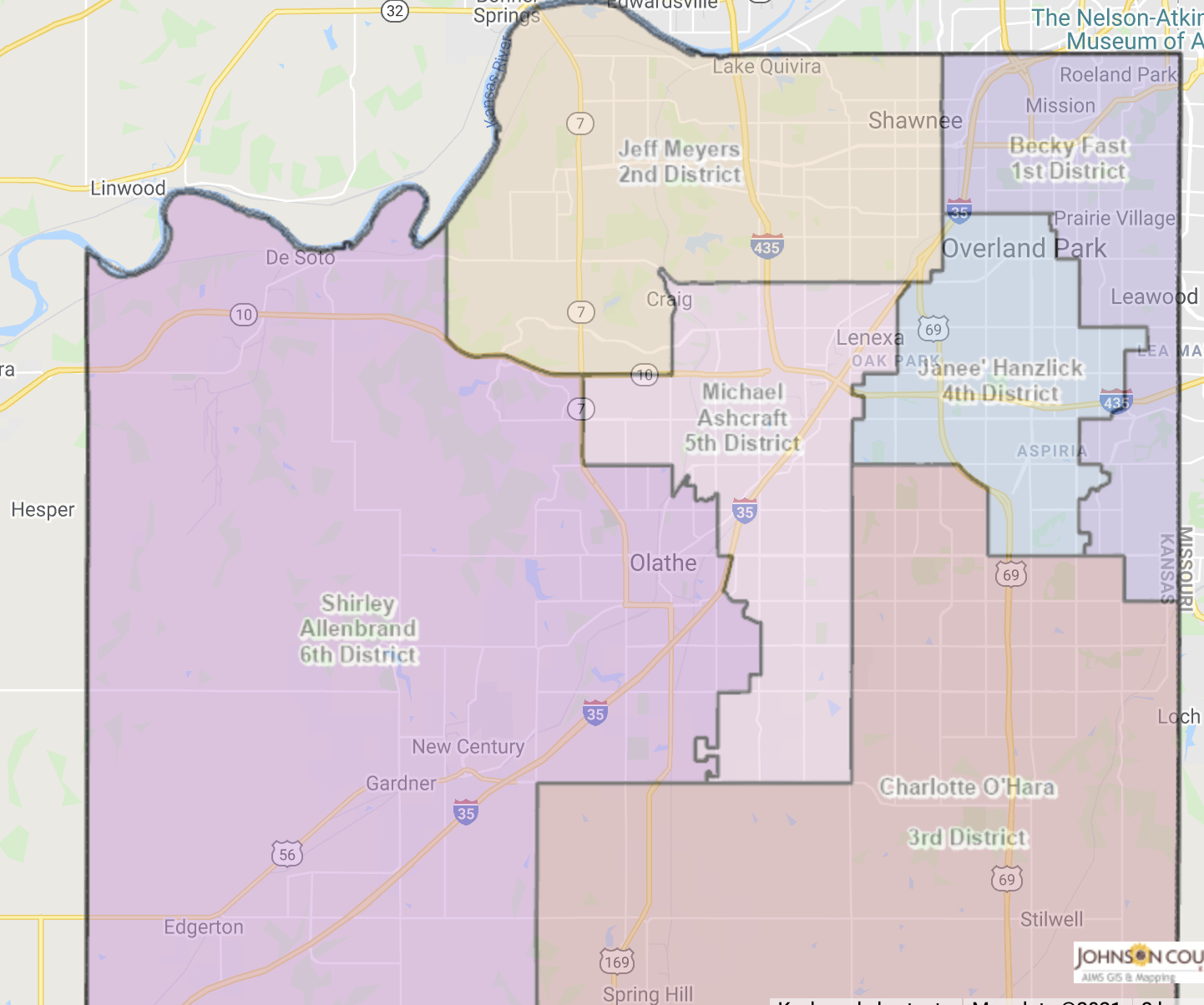 Johnson County Aims Map Get Involved Becky Fast Johnson County Commission District 1 Kansas