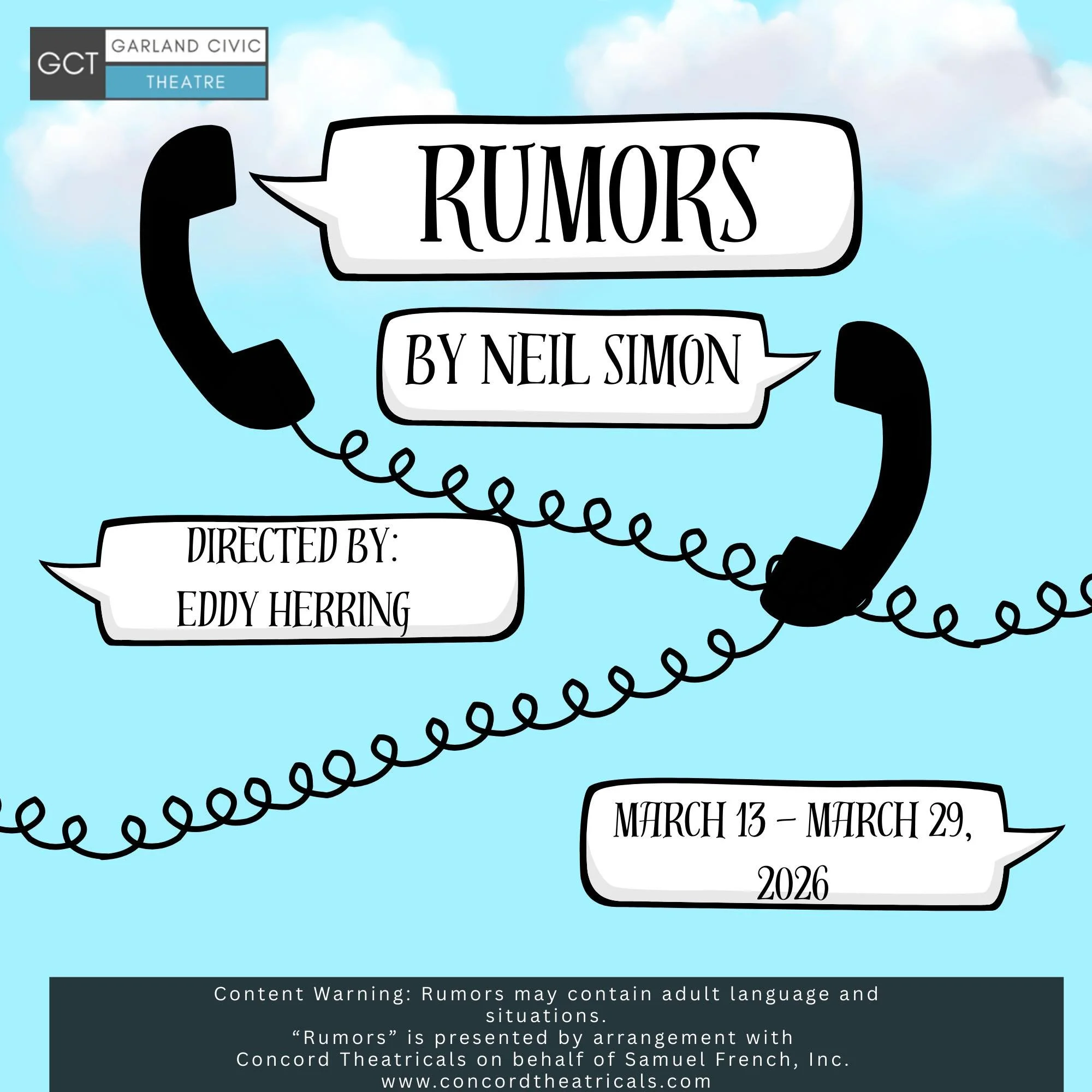 Neil Simon’s ‘Rumors’ @ Garland Civic Theatre