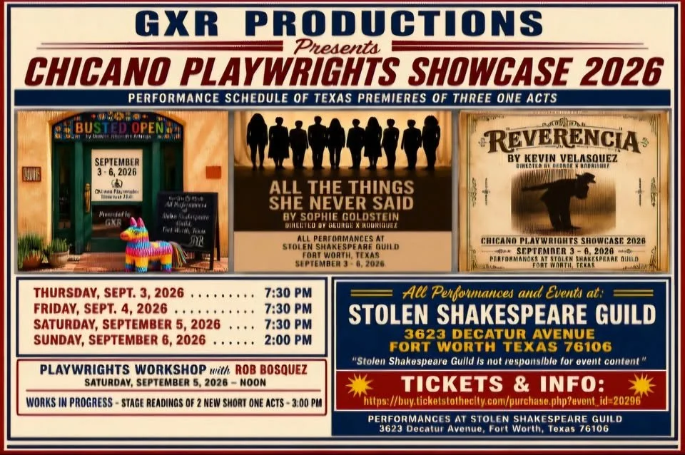‘Chicano Playwrights Showcase 2026’ from GXR Productions