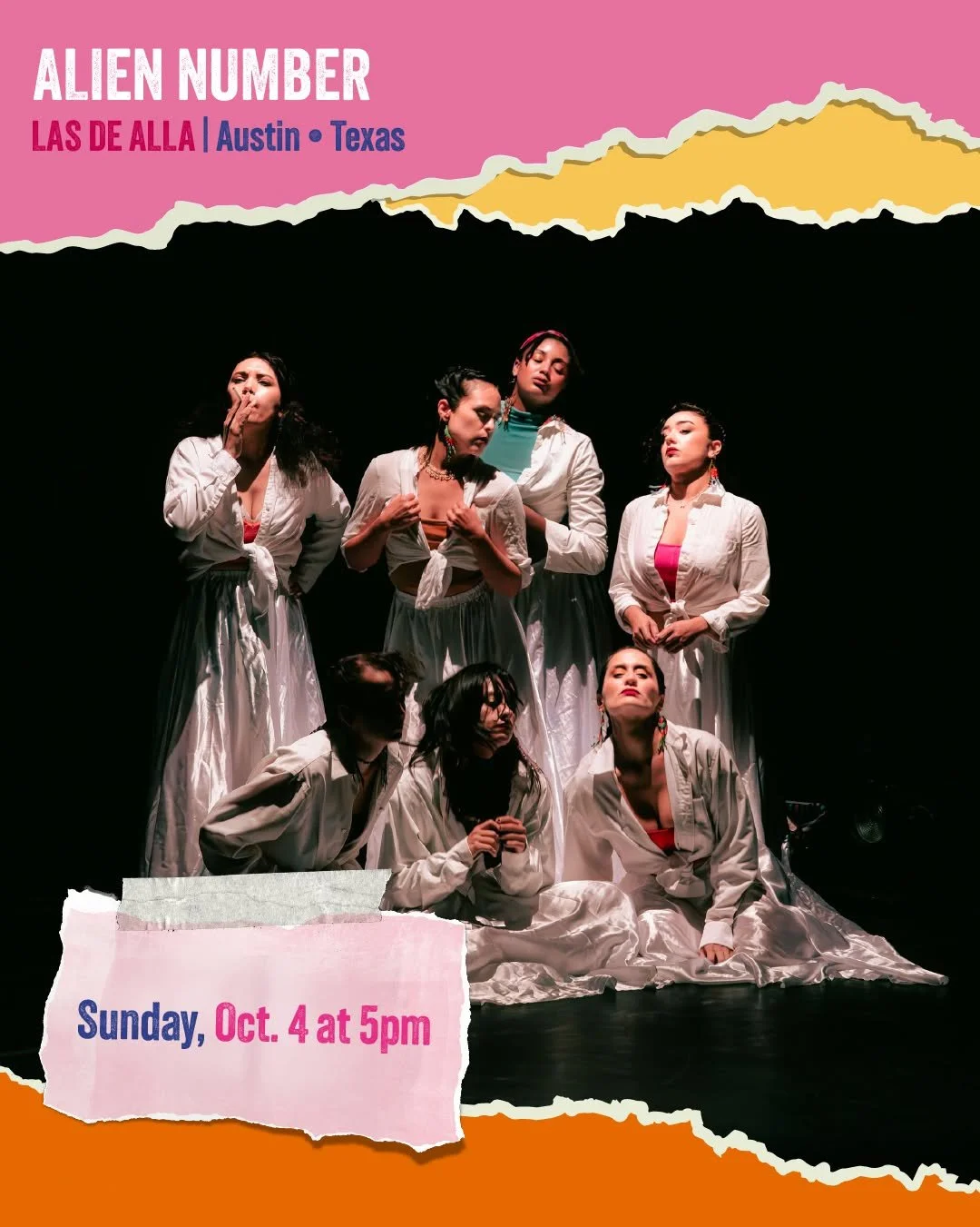 7th Annual ‘Latinidades’ Theatre Festival (Cara Mía Theatre): ‘Alien Number’ Las de Allá Dance Collective  