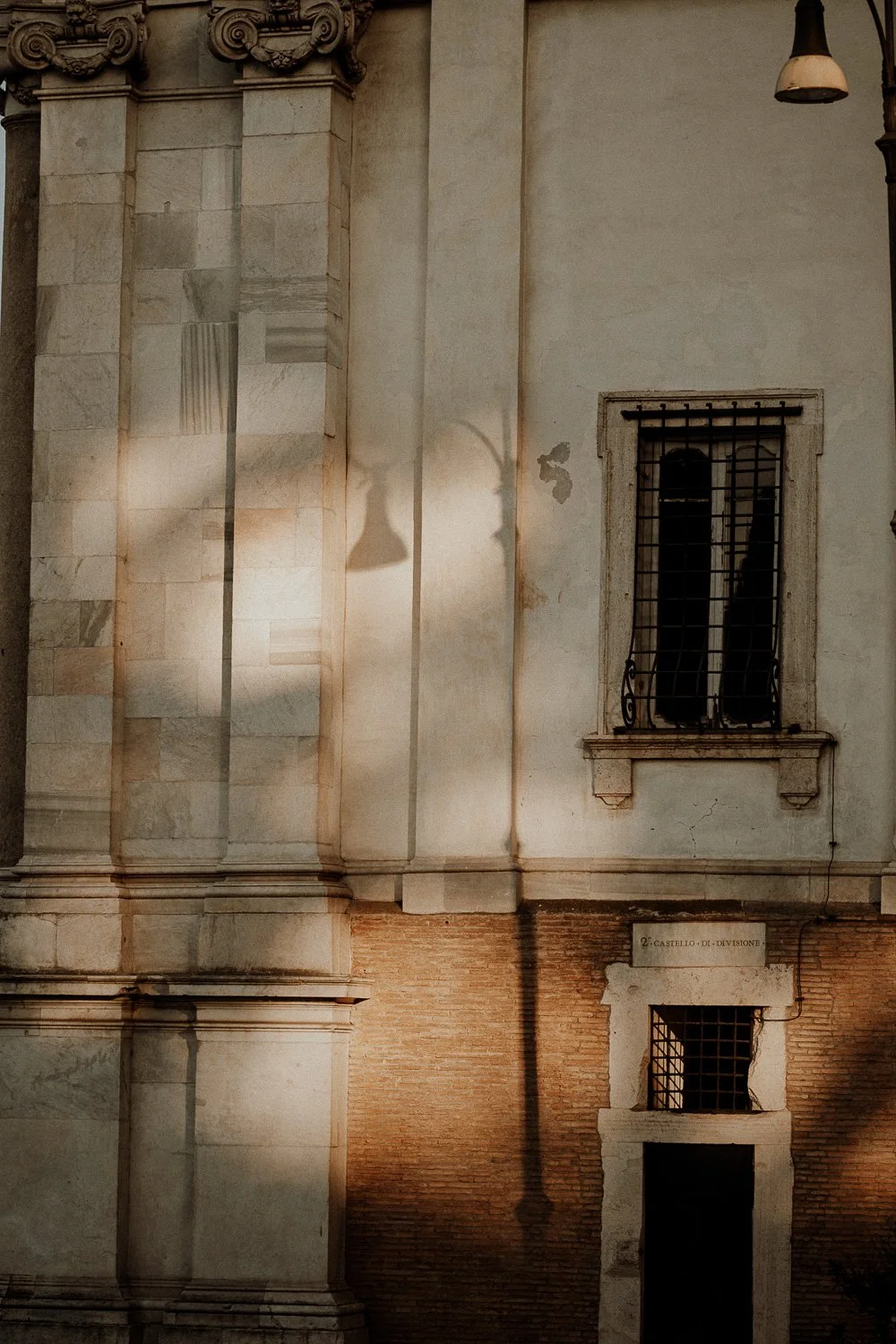 Street Lamp Shadow on Historic Facade.jpg