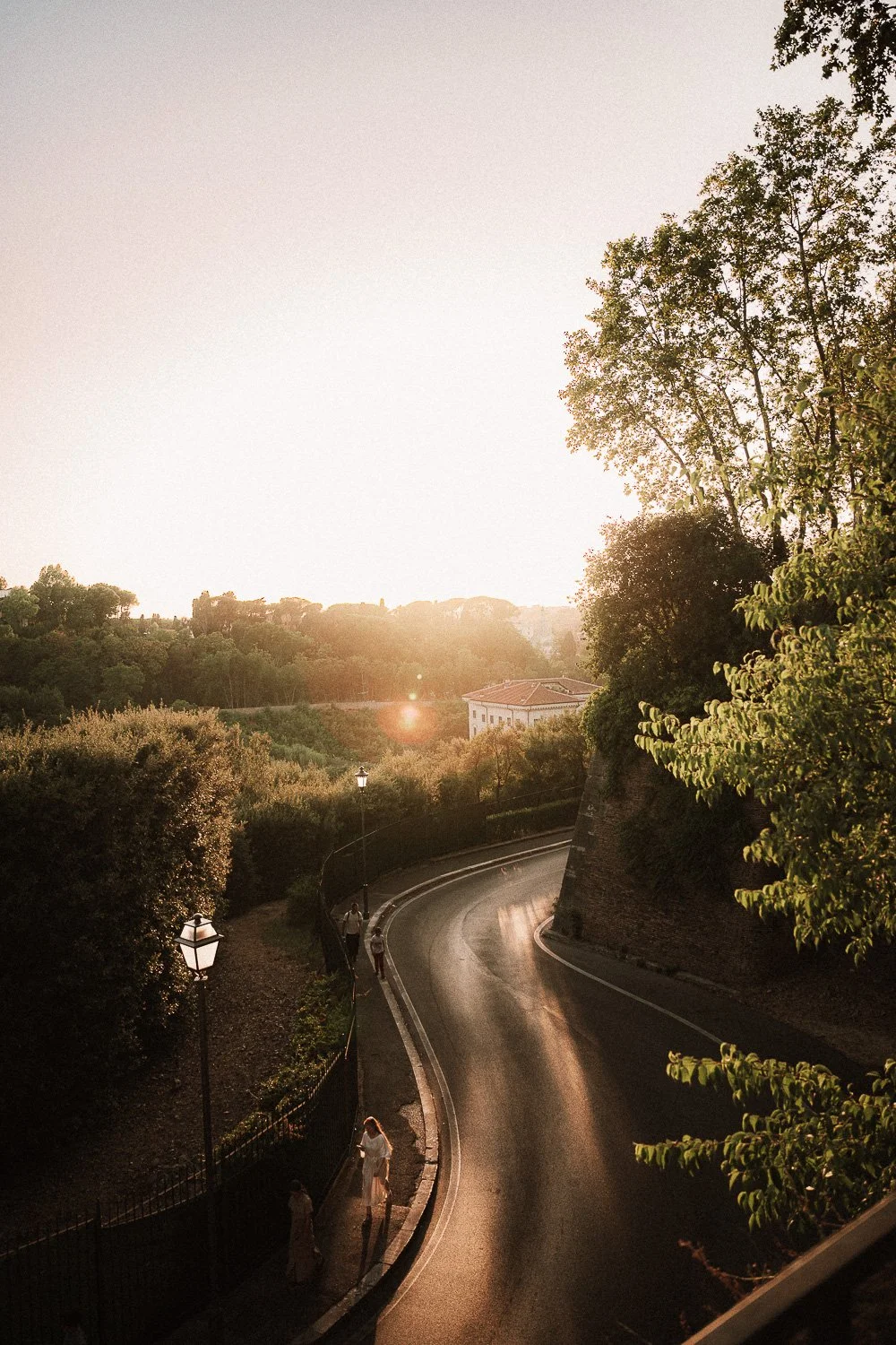 Winding Hillside Road at Sunset.jpg