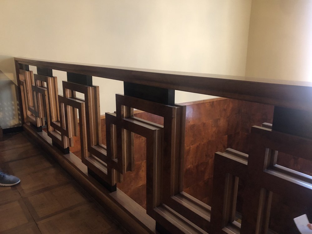 Balustrade pattern designed by Portaluppi