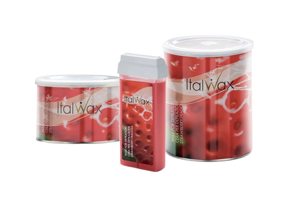 Italwax Classic Liposoluble Wax Cartridge Strawberry – Professional Hair Removal Wax for Coarse Hair - 1