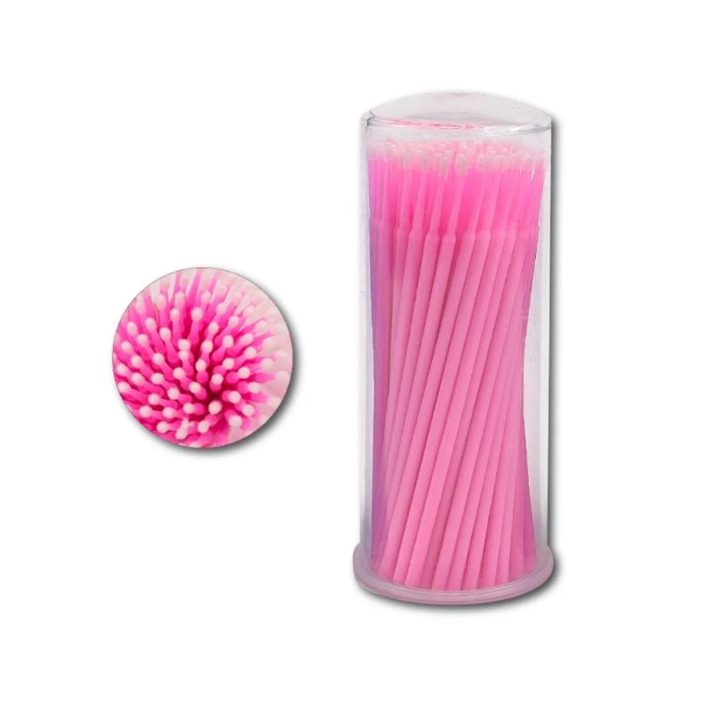 Pink Micro Brush Applicators (100 Pcs) — THE SECRET BEAUTY STORE