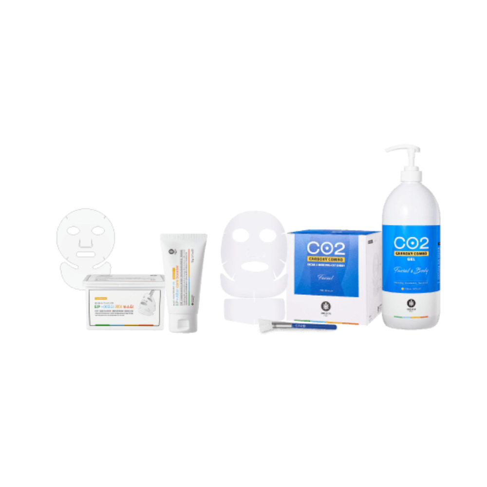 RIBESKIN - CO2 Carboxy Therapy - Face & Neck Set - Medium 750ml 