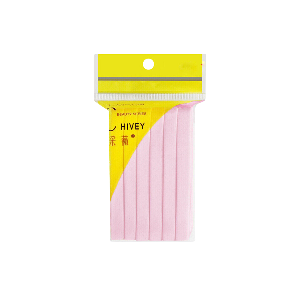 Compressed Round Facial Sponge - Pink 12 PCS