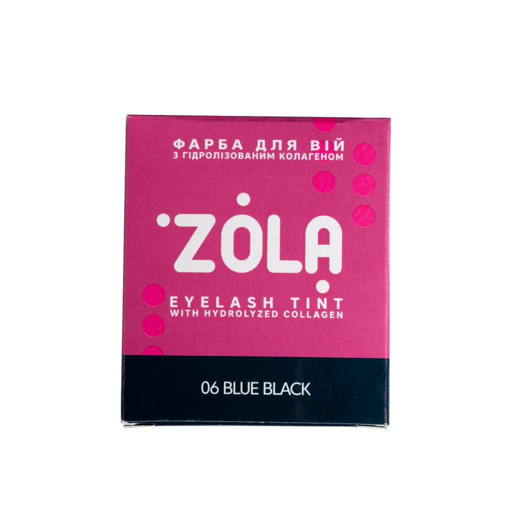 Zola Eyebrow Tint and Oxidant 5ml - 06 Blue Black