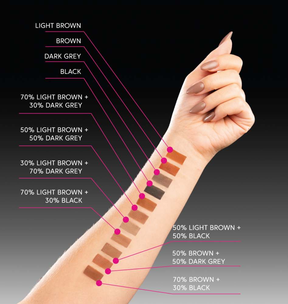 ZOLA Eyebrow and eyelash TATTOO TINT - Brown 15ml