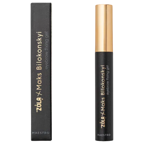 ZOLA X Maks Belokonsky Brow Glue Gel 6ml – Long-lasting eyebrow styling gel for professional brow fixation with natural finish.