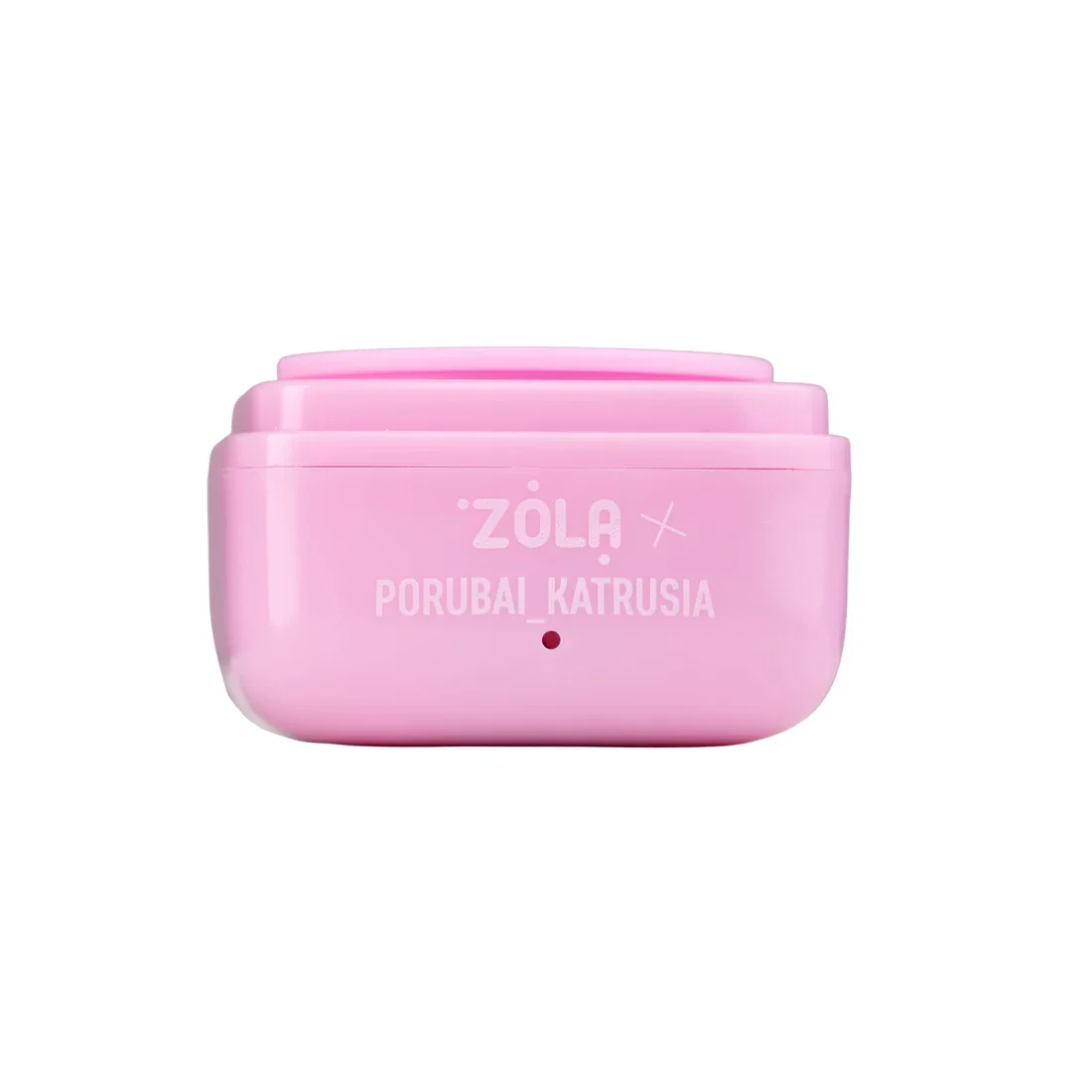 ZOLA Mini Wax Heater in light pink with silicone cups for brow and facial waxing