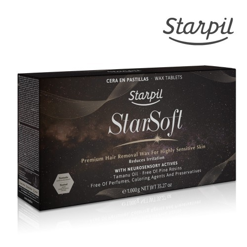 Starsoft Clear Wax Blocks Starpil, 1kg