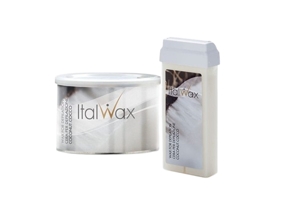 Italwax White Chocolate Wax Cartridge – Medium-Density Liposoluble Wax for Medium-Coarse Hair - 1