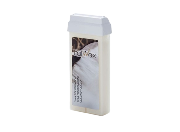 Italwax White Chocolate Wax Cartridge – Medium-Density Liposoluble Wax for Medium-Coarse Hair
