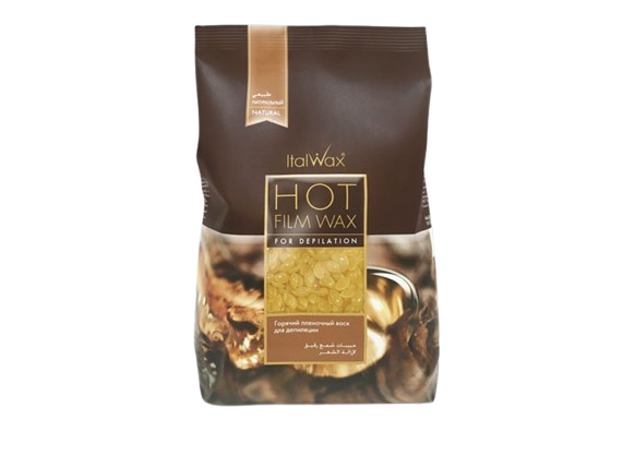 Italwax Natural Film Wax 1000g – Stripless Wax Pellets for Sensitive Skin and Delicate Areas