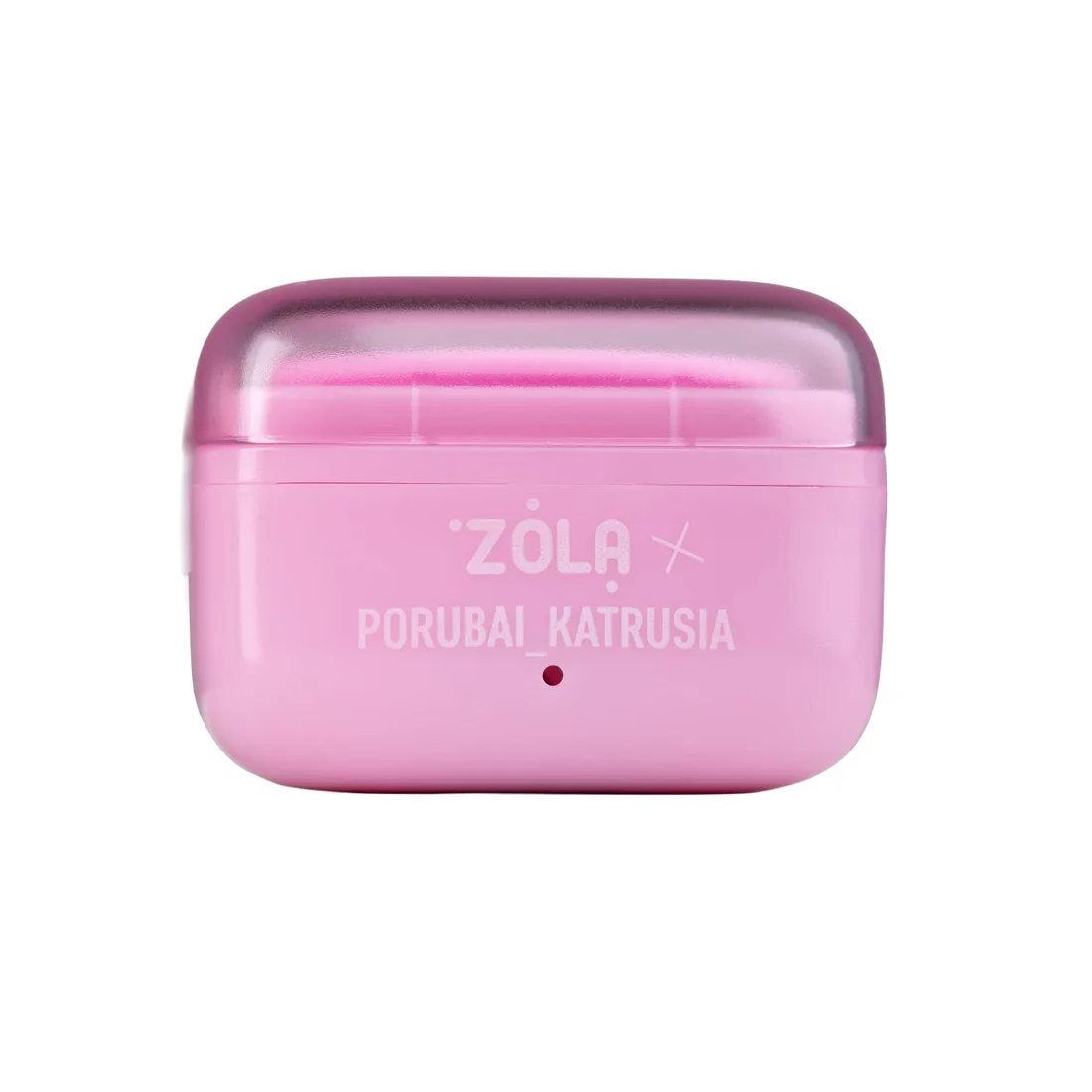 ZOLA Mini Wax Heater in light pink with silicone cups for brow and facial waxing