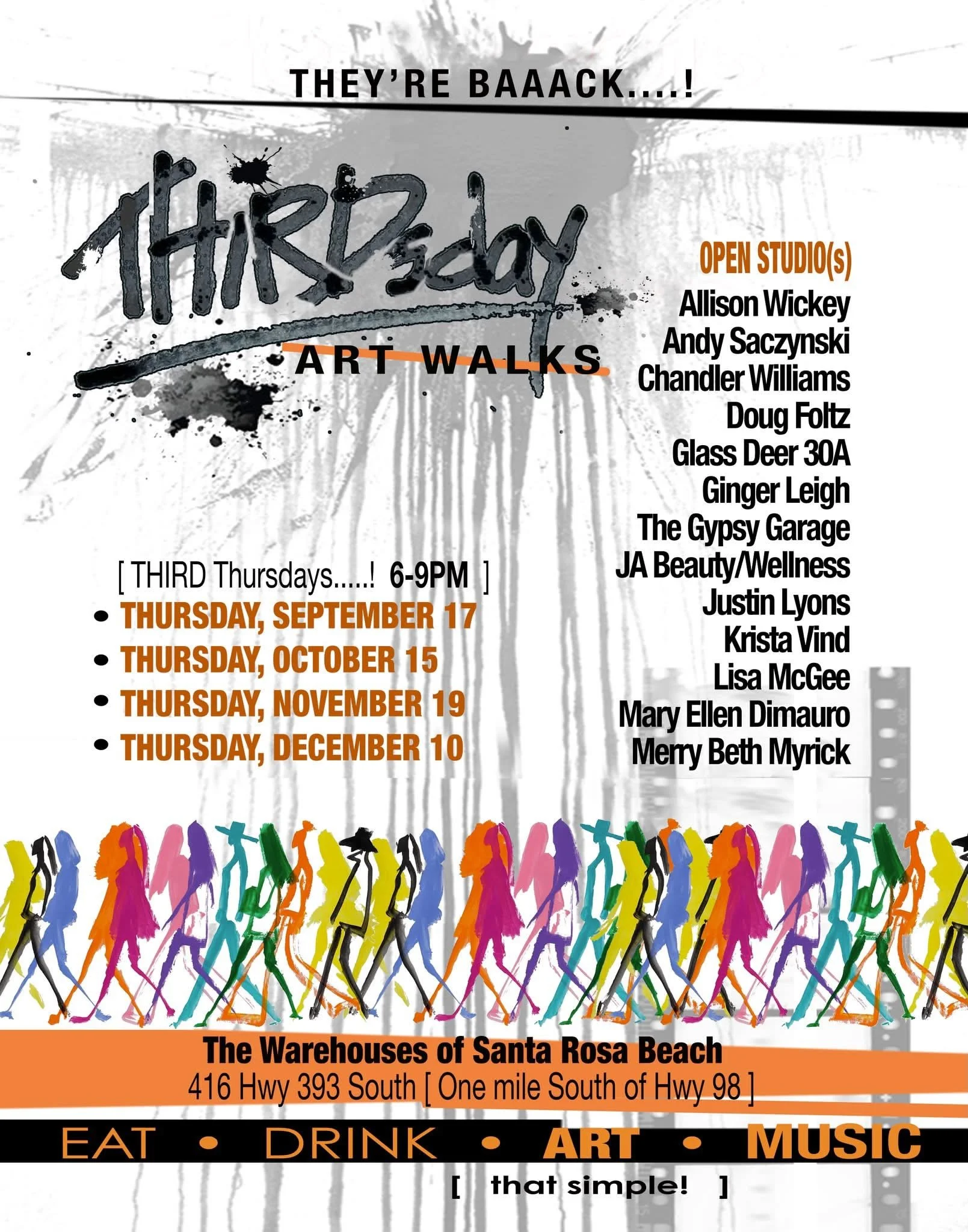 THIRDsday Art Walk in South Walton