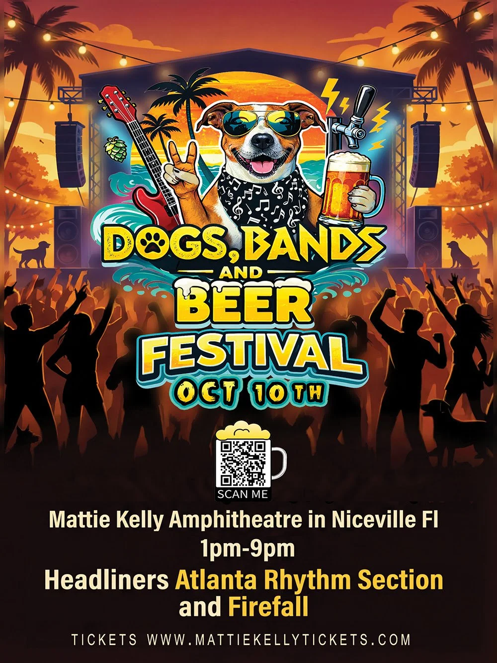 Dogs, Bands, and Beer Festival at Mattie Kelley Ampitheatre in Niceville, FL on October 10