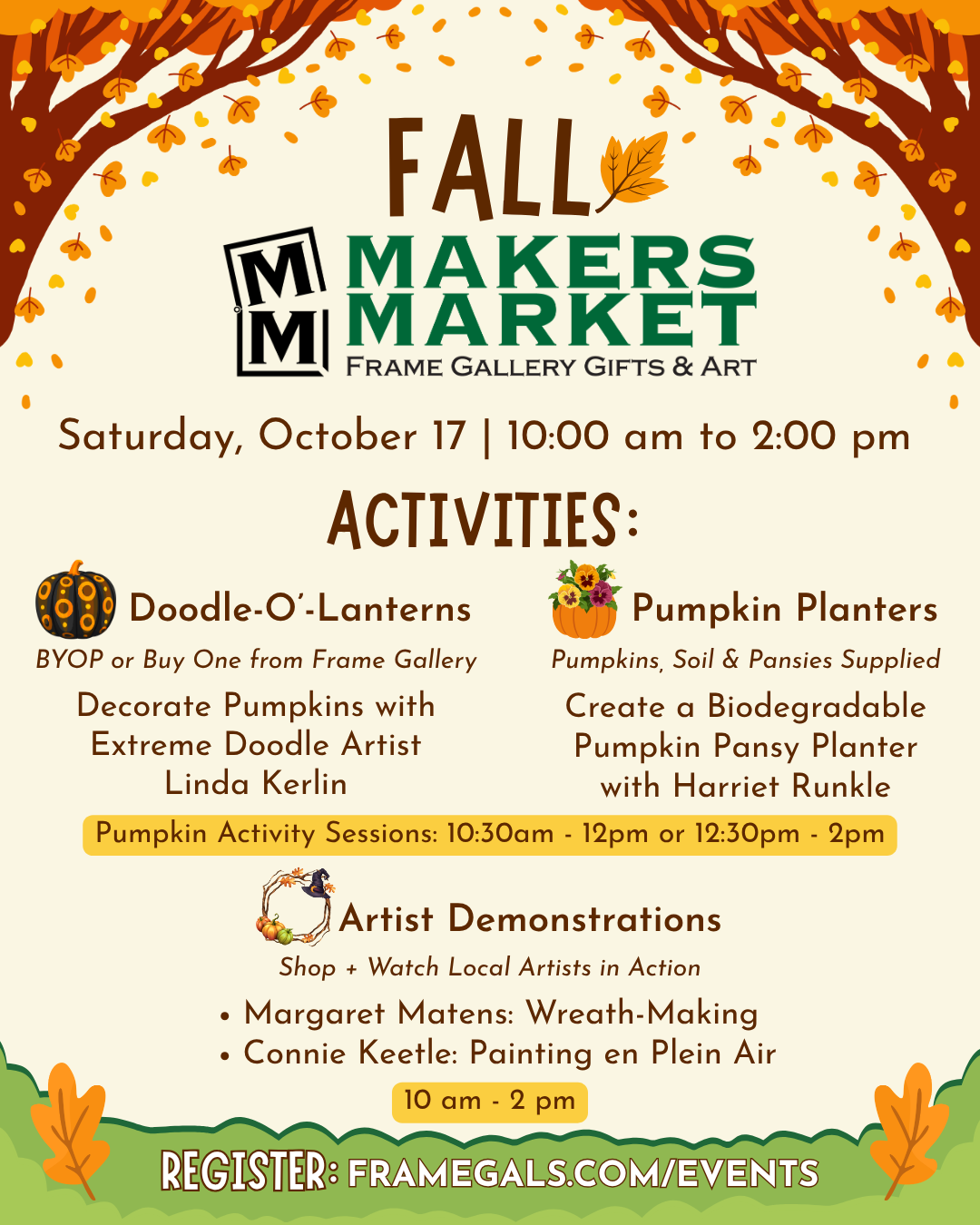 Frame Gallery's Fall Makers Market