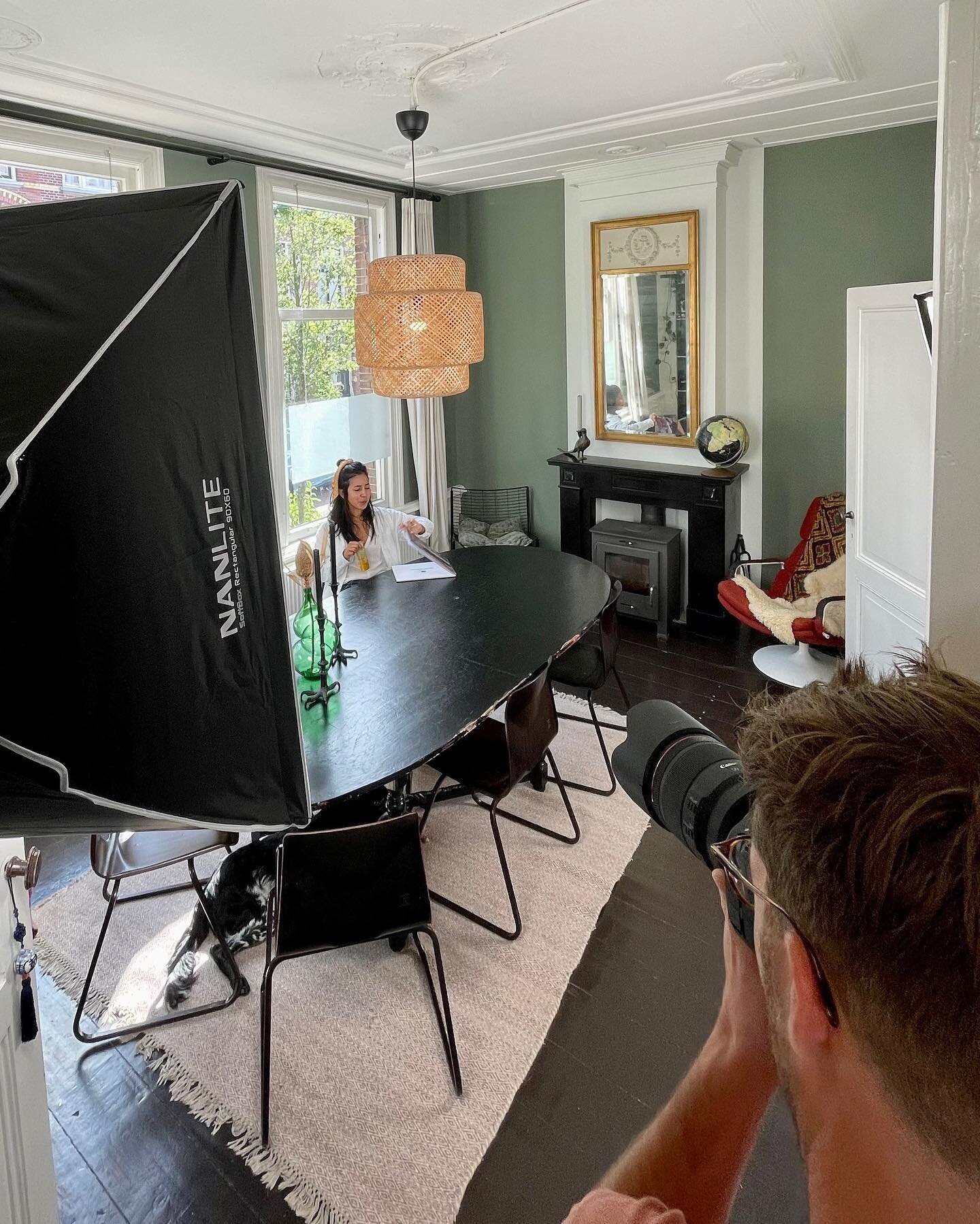 Strike a pose! 📸 Behind the scenes at a new product shoot for our Travel Books 📚 Recognise the model? It&rsquo;s our very own Managing Support Specialist Steffany ✨ #teampolarsteps #polarsteps #dedicationtocraft