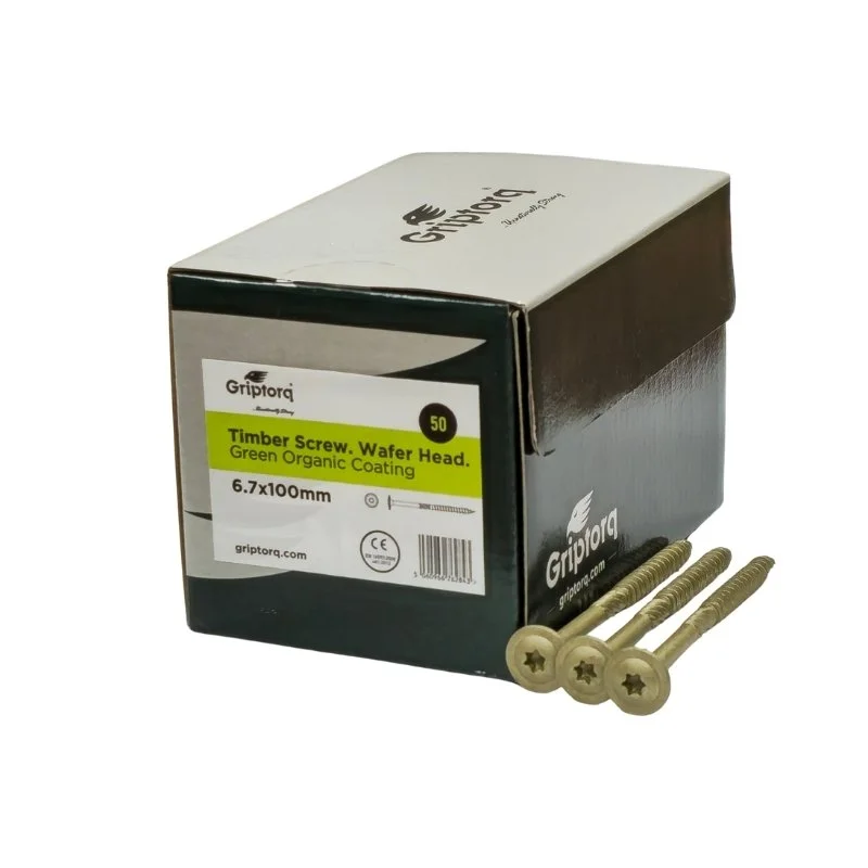 Griptorq Timber Screw Wafer Head