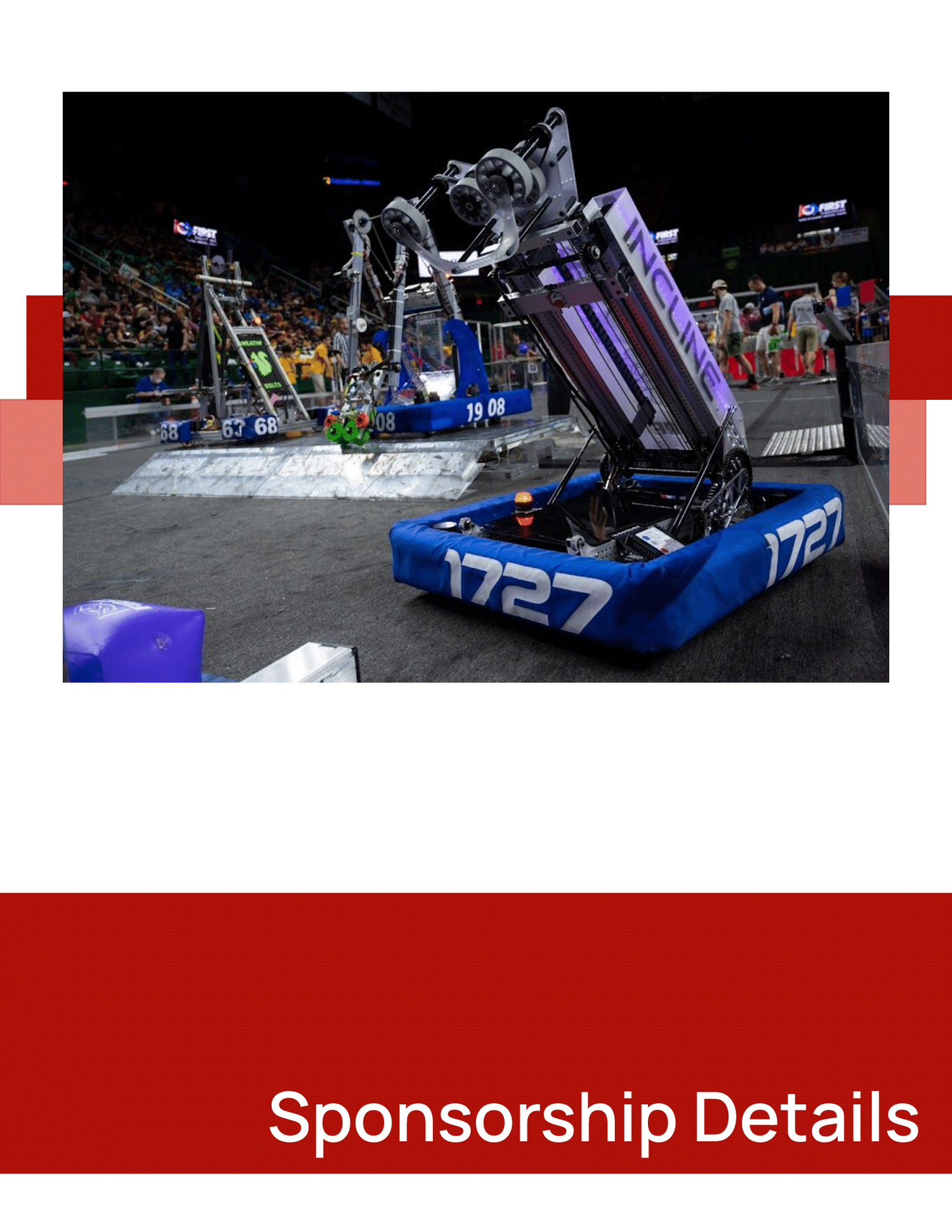 FRC Sponsorship Materials — Team 1727 REX