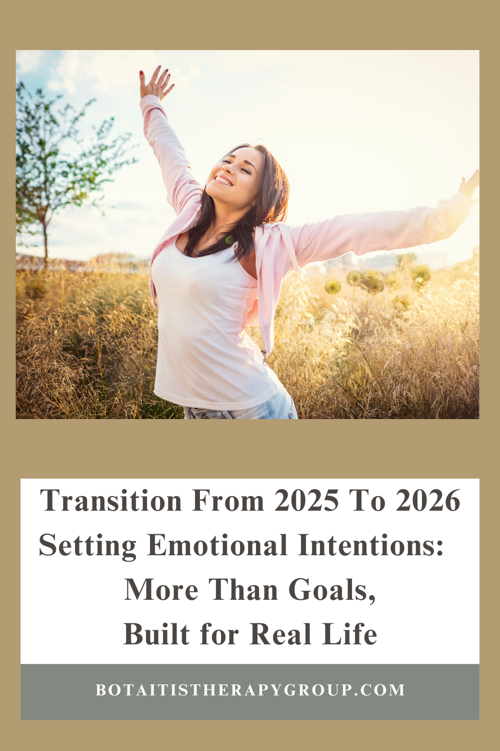 Transition from 2025 to 2026    Setting Emotional Intentions:        More Than Goals, Built for Real Life