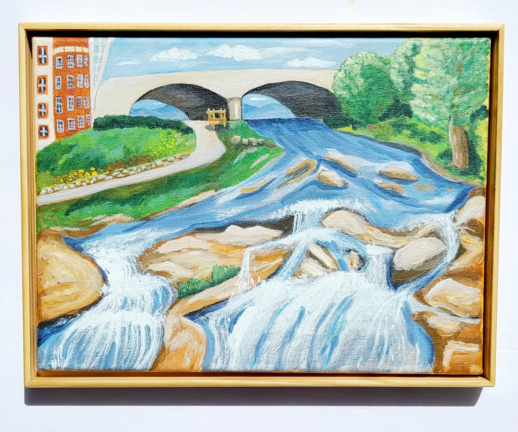 Greenville - Reedy River at the Falls - Av