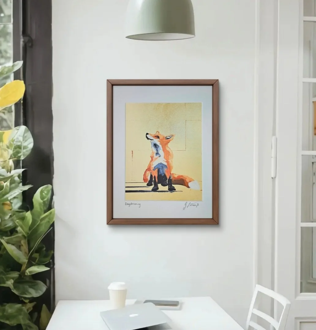 Daydreaming Reproduction print