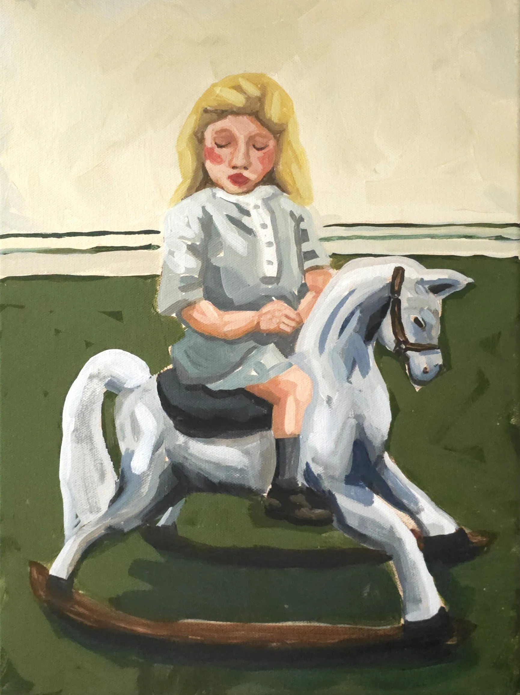 Girl Rockinghorse