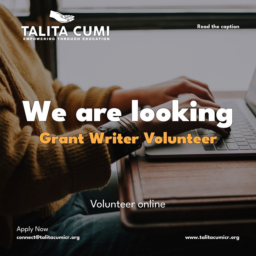Are you passionate about writing and making a difference in your community? 🤔 Then we have an amazing opportunity for you! 💥

Our non-profit organization is on the lookout for a skilled and enthusiastic volunteer grant writer to help us secure fund