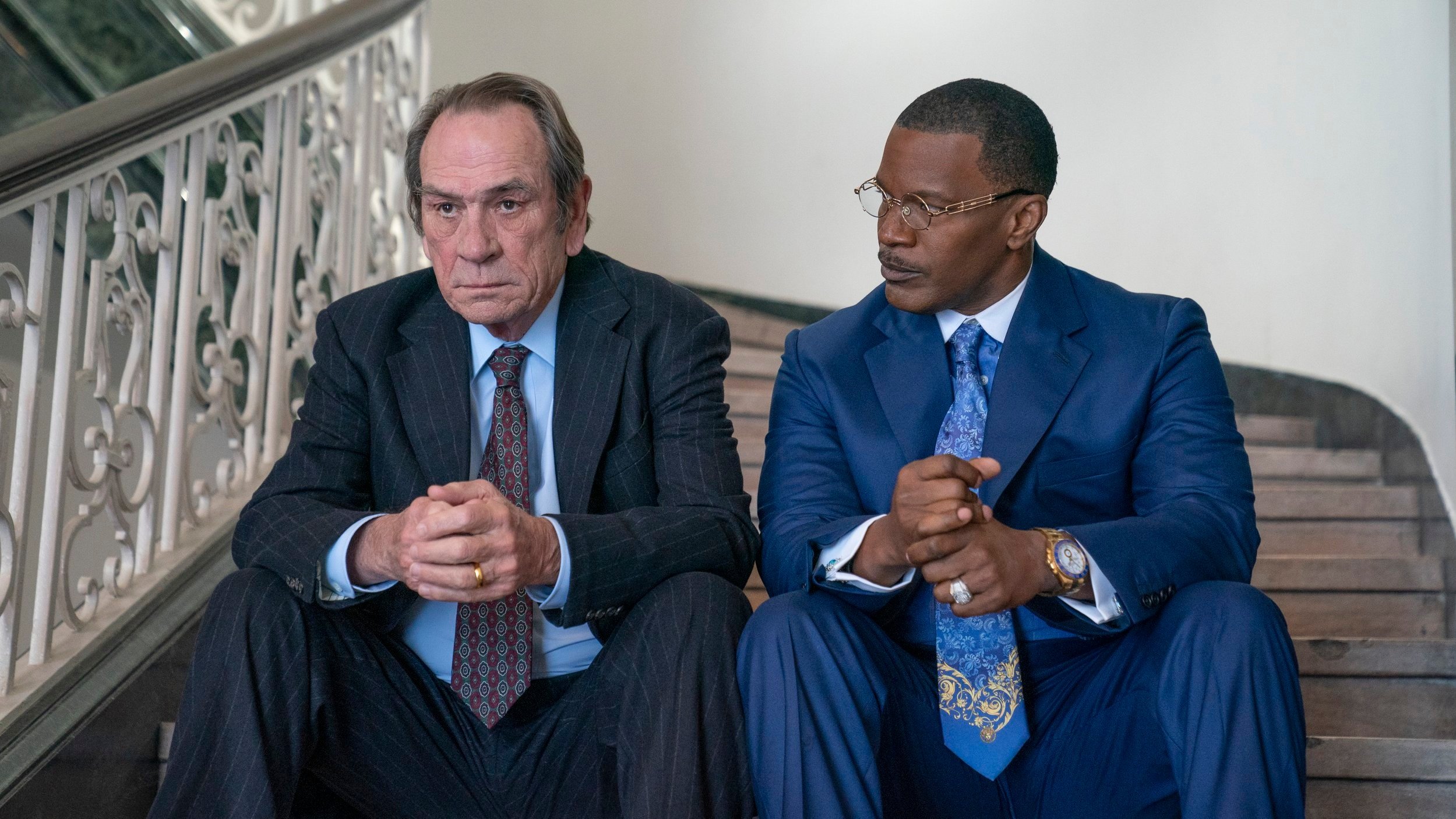 A Handshake Deal Goes Wrong In The Burial Trailer Starring Jamie Foxx and Tommy Lee Jones