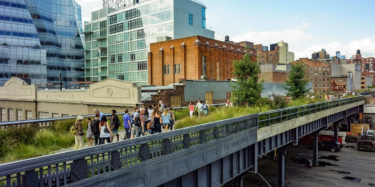 The Chelsea High Line near the Chelsea Market