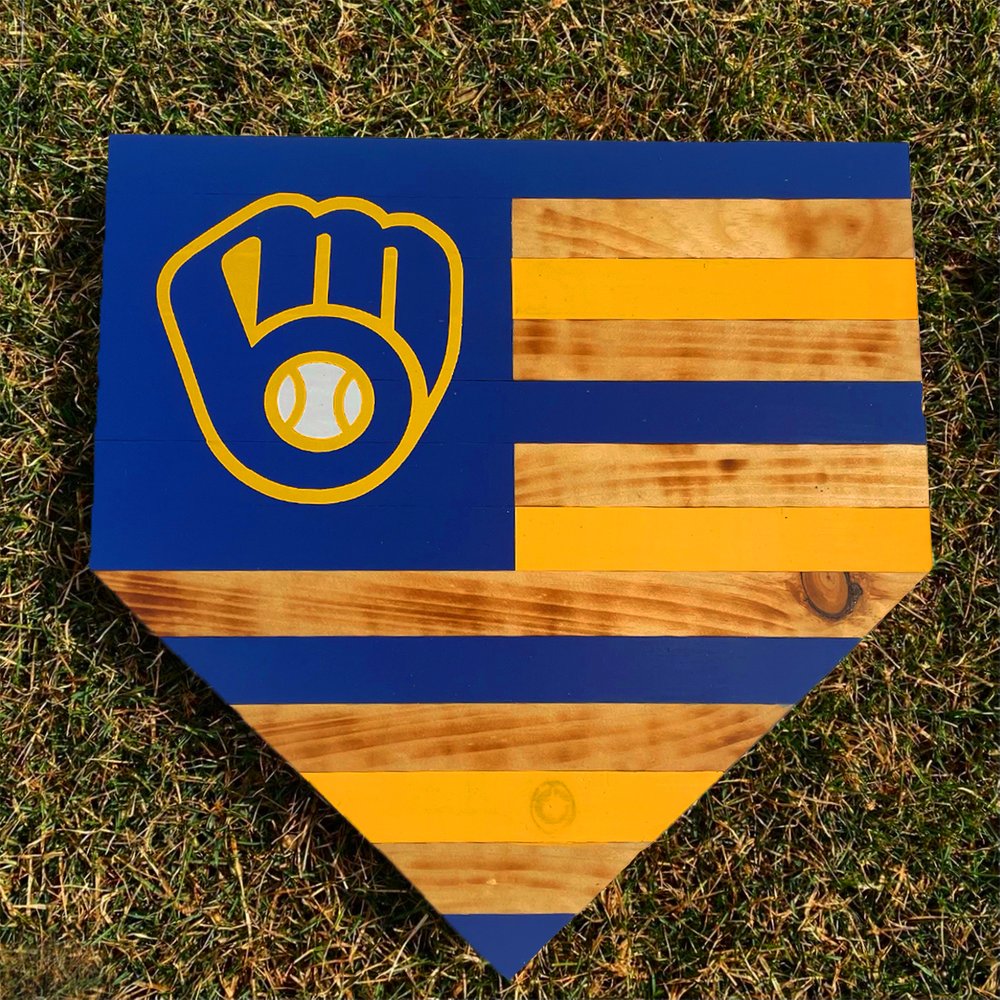 Milwaukee Brewers Home Plate — Old Glory Designs