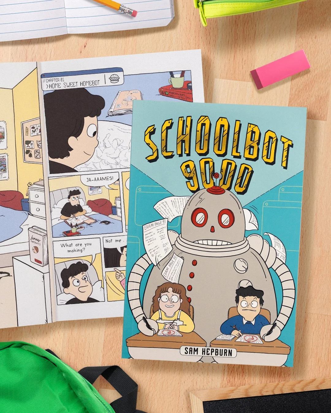 Schoolbot 9000: A Graphic Novel – Signed by Author