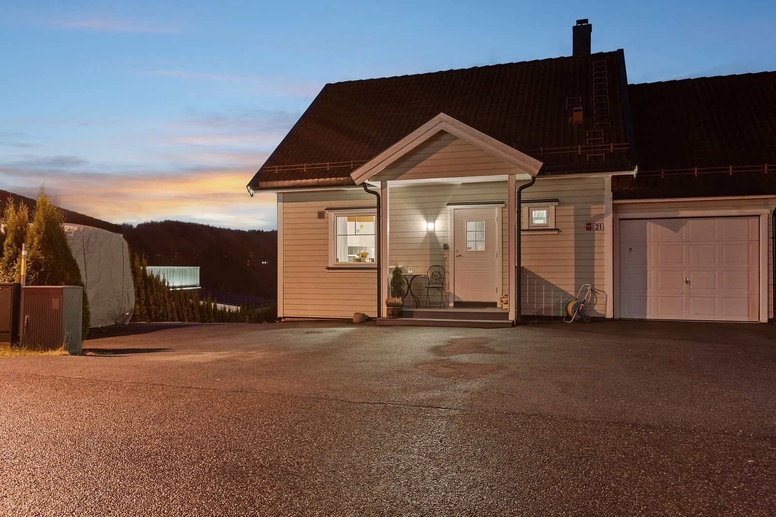 Fasader på kveld handler ofte å få med området med full belysning