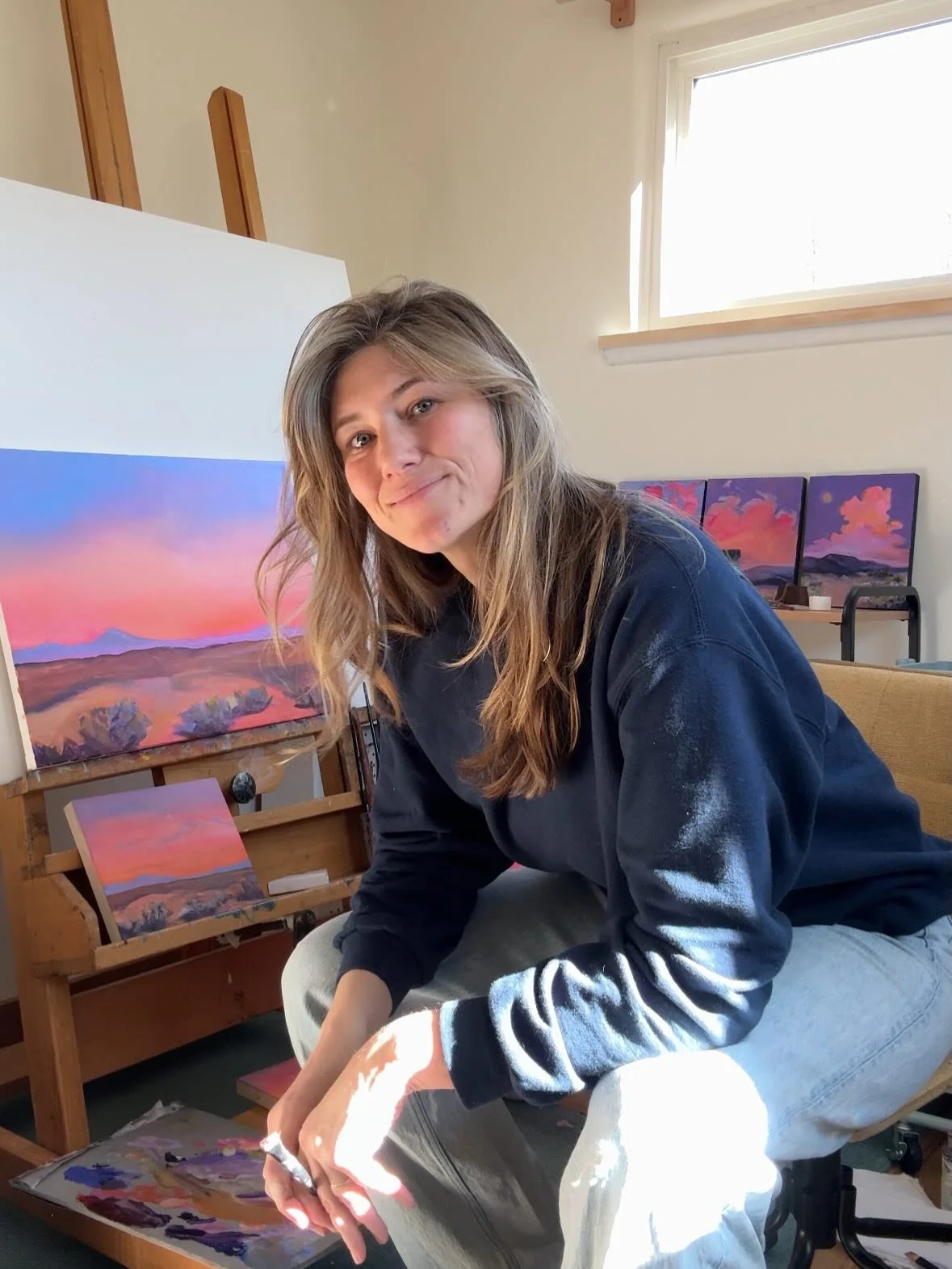 Winter sun. The scenes are spilling out all glowy sunsets and twilight moments 🤍🩷💜🧡