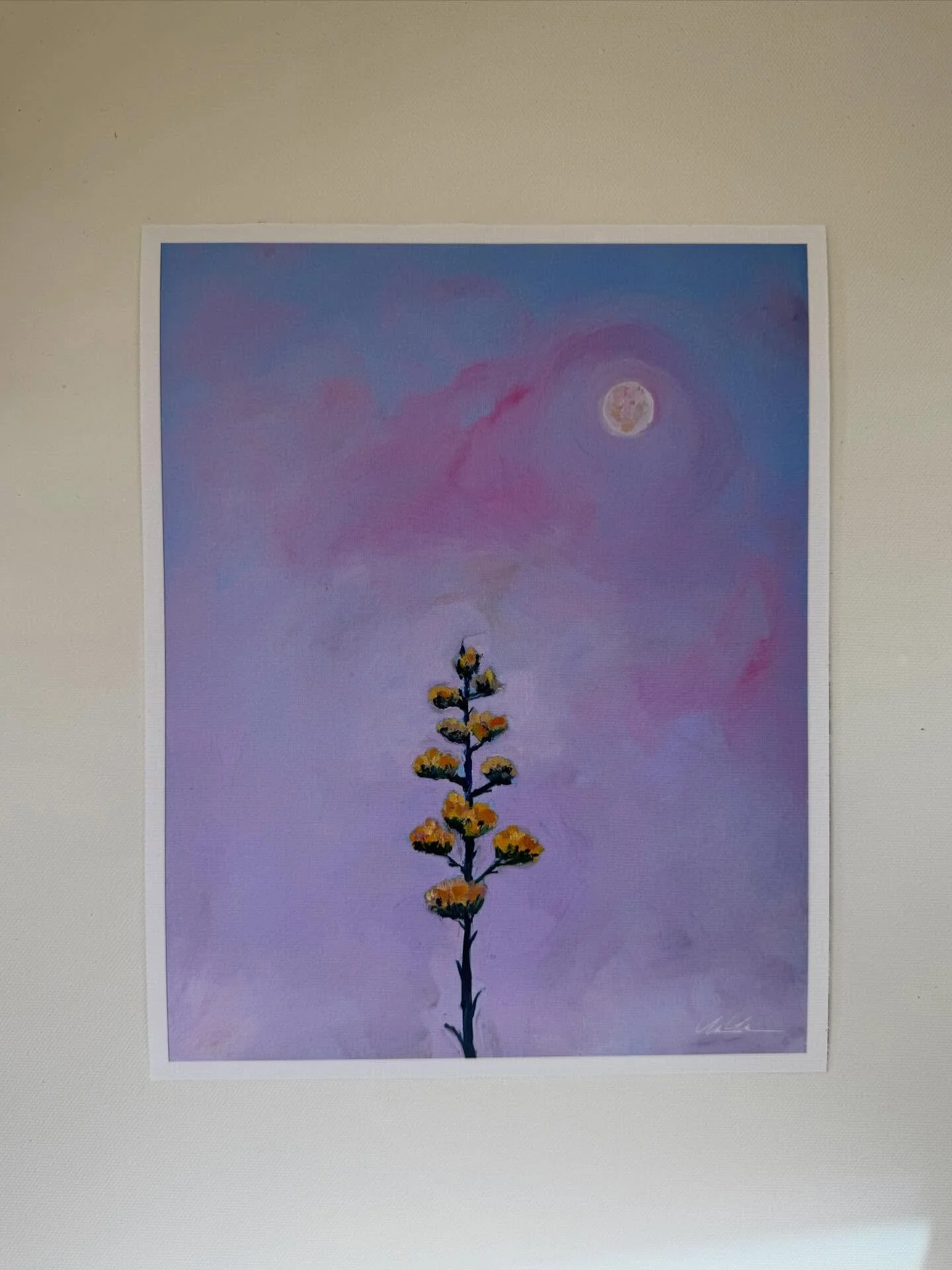 Taking new pictures of my canvas art prints for my website with some help from the tiniest studio asst. 💜

The off to high noon to restock the prints!