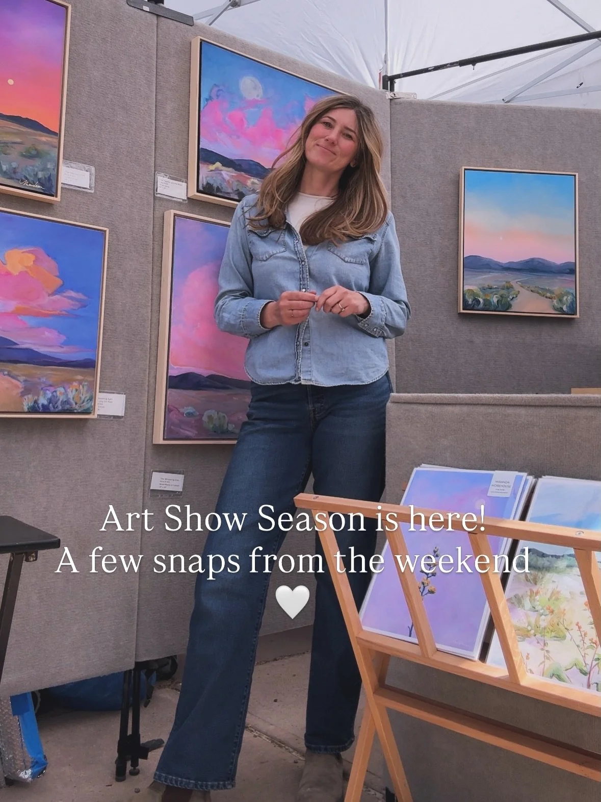 Art show season started off this weekend. It&rsquo;s so much work preparing, getting the booth set up and perfect, bringing enough weight that the tent doesn&rsquo;t fly away, walls in case it rains, gotta be prepared for anything. But it&rsquo;s SO 